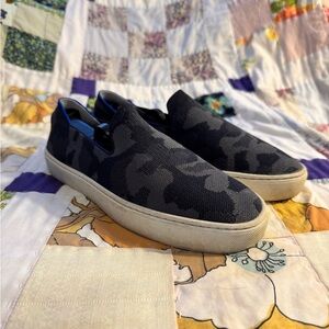 Rothy’s The Original Slip-On Sneakers - Grey Camo